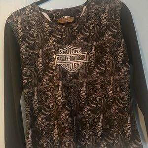 Harley-Davidson Authentic Women’s long sleeve top *RARE* Poss Vintage. Small
